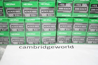 Fujifilm FUJI Neopan 100 Acros II Black &White 120 Roll Film FRES 6/24 100 ROLLS - Image 1 of 2