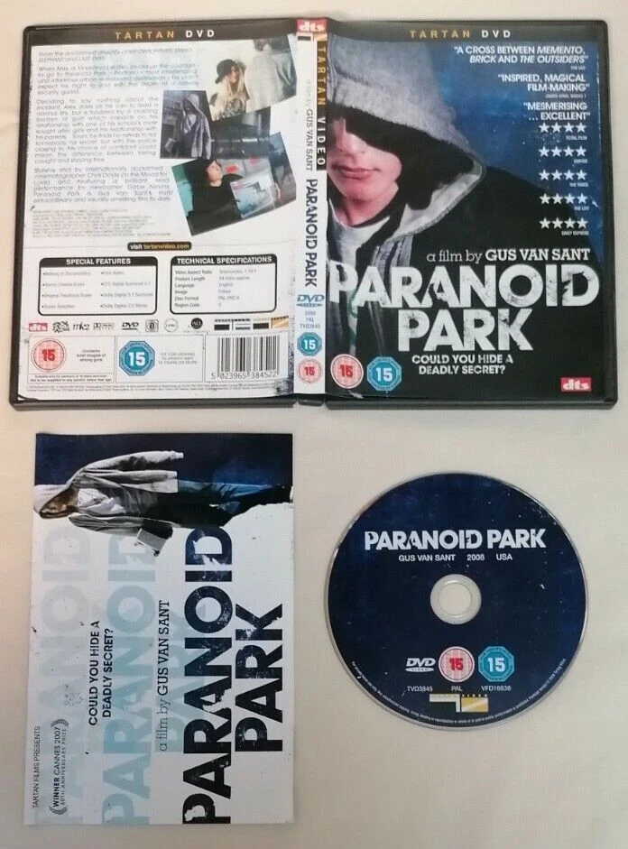 DVD - Paranoid Park 2007 DVD Gus Van Sant Cult Skateboarding Drama Thriller PAL - Image 1 of 1