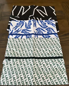 Set Of 3 Lacoste tote bag Black/blue/green And White - Picture 1 of 12