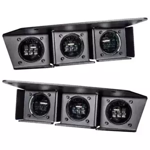 ORACLE Lighting 21-22 Ford Bronco Triple LED Fog Light Kit for Steel Bumper - Wh - Foto 1 di 21
