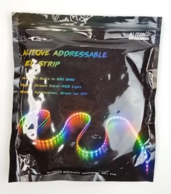 Alitove WS2812B LED Strip (Black PCB) DC5V - Image 1 of 2