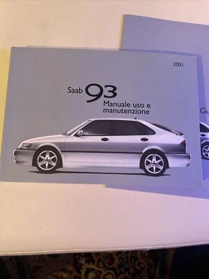 Saab 93 MY 2001 Manuale Uso E Manutenzione + QUICK GUIDE - Immagine 1 di 4