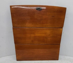 3 Piece Teak Wood Sailboat Companionway Entry Crib Boards & Screen Cape Dory 26 - Imagen 1 de 12