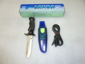 Samoa Tauchen Angeln Edelstahl Hammer Messer mit Scheide & Riemen - Bild 1 von 2