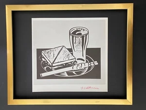 Roy Lichtenstein | Vintage 1970 Signed | Mounted & Framed Offset Lithograph - Picture 1 of 4