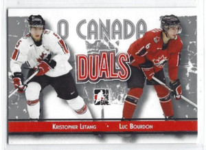 2007-08 In the Game O Canada Duals #87 Kristopher Letang/Luc Bourdon