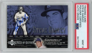 2002 Upper Deck Steve Garvey Signed COA PSA 9 Los Angeles Dodgers Slabbed Auto - Picture 1 of 2
