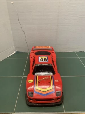 Vintage Radio Controlled Red Turbo Racer 49 by Radio Shack untested no controlle - Image 1 of 4