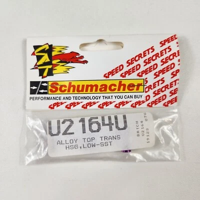 Schumacher U2164U Alloy Top Trans HSG Low for SST Purple New Old Stock NOS VTG - Image 1 of 2