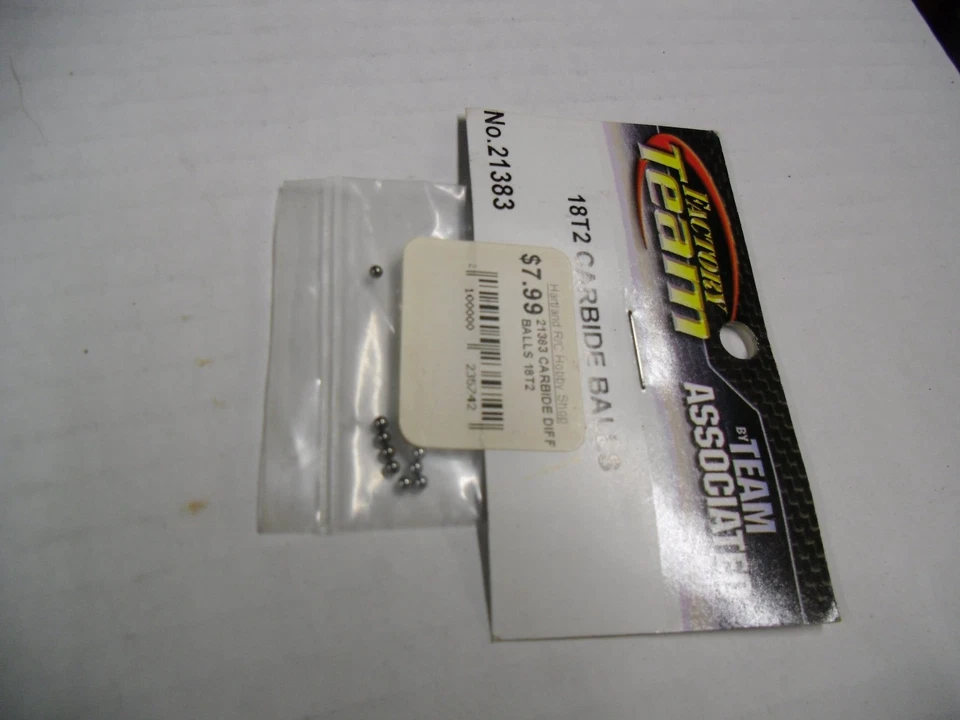 Team Associated 21383   1/18 Scale Up Graded FT Carbide Diff Ball Set - Image 1 of 1