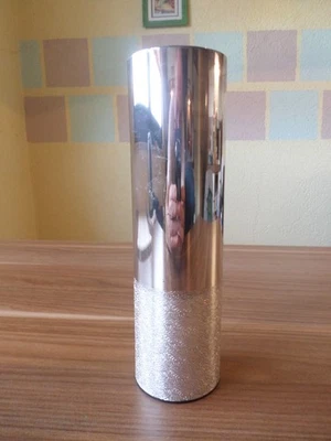 BSF Vase mit Silberauflage H=22 cm,d=6 cm - Bild 1 von 4