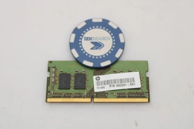 HP 900241-591 8GB PC4-19200T DDR4-2400 1RX8 NON-ECC SODIMM MEMORY - Image 1 of 2