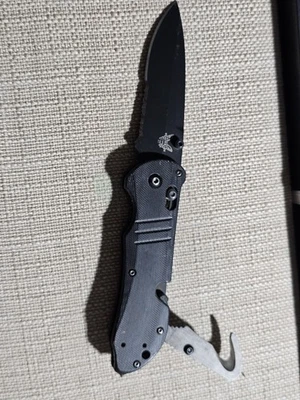 Benchmade 917SBK Tactical Triage AXIS 3.48" CPM-S30V Black G-10 Handle 1 - Image 1 of 4