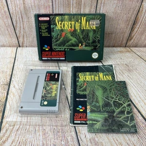 Secret Of Mana Super Nintendo (SNES) Boxed With Manual & Map (PAL) - Picture 1 of 14