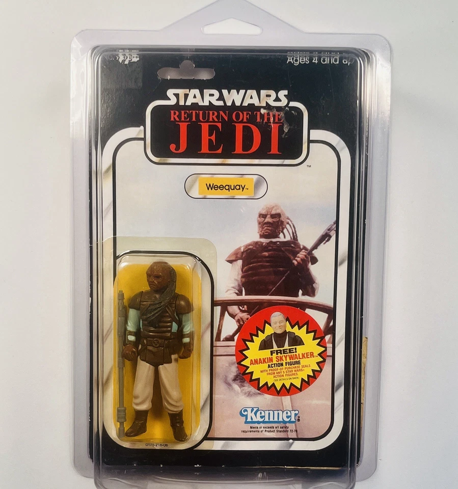 WEEQUAY - MOC 79A Kenner Figura Vintage Star Wars ROTJ 1984 con Estuche Star Foto 1 de 4