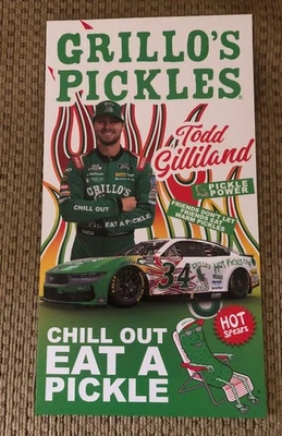 Postal Nascar Driver #34 Todd Gilliland Grillo’s Hot Spears 2025 Foto 1 de 2