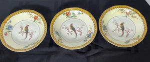 Theodore Haviland Limoges France "EDEN" 5” Fruit/Dessert Bowls Bird (Lot of 3) - Picture 1 of 3