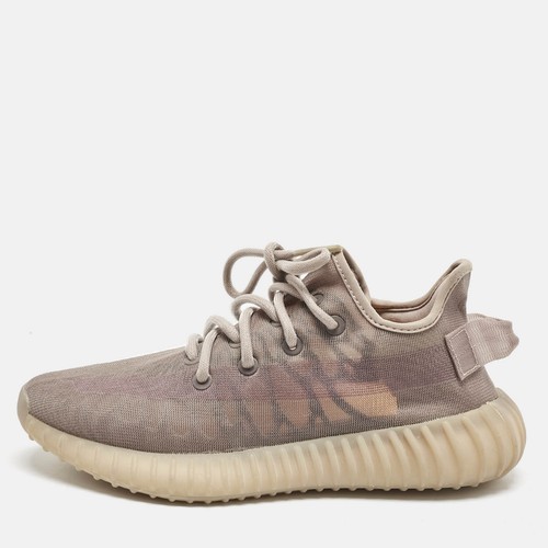 Sneakers Yeezy x Adidas beige mesh boost 350 V2 mono nebbia taglia 38