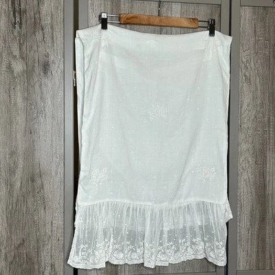 Funda de Almohada Shabby Chic Francesa Casa de Campo Granja Color Blanco 34" Largo Foto 1 de 4