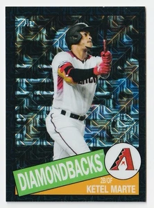 2020 Topps #85TC-1 Ketel Marte Silver Pack 1985 Black 180/199 Arizona - Picture 1 of 2