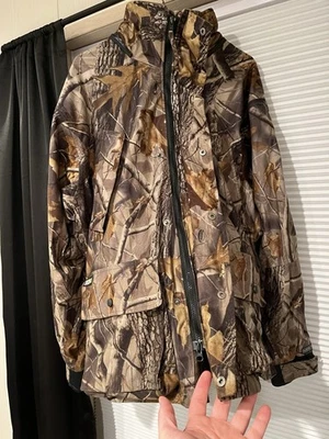 Gander Mountain Jacket Men Medium Camo Guide Series Hunting Hooded Full Zip - Image 1 of 4