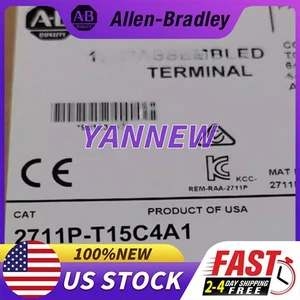 2711P-T15C4A1 Nuevo AB 2711P-T15C4A1 HMI PanelView Plus 7 Terminal Estándar - Imagen 1 de 3