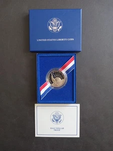 1986-S Statue of Liberty - Ellis Island Commemorative Half Dollar - Picture 1 of 1