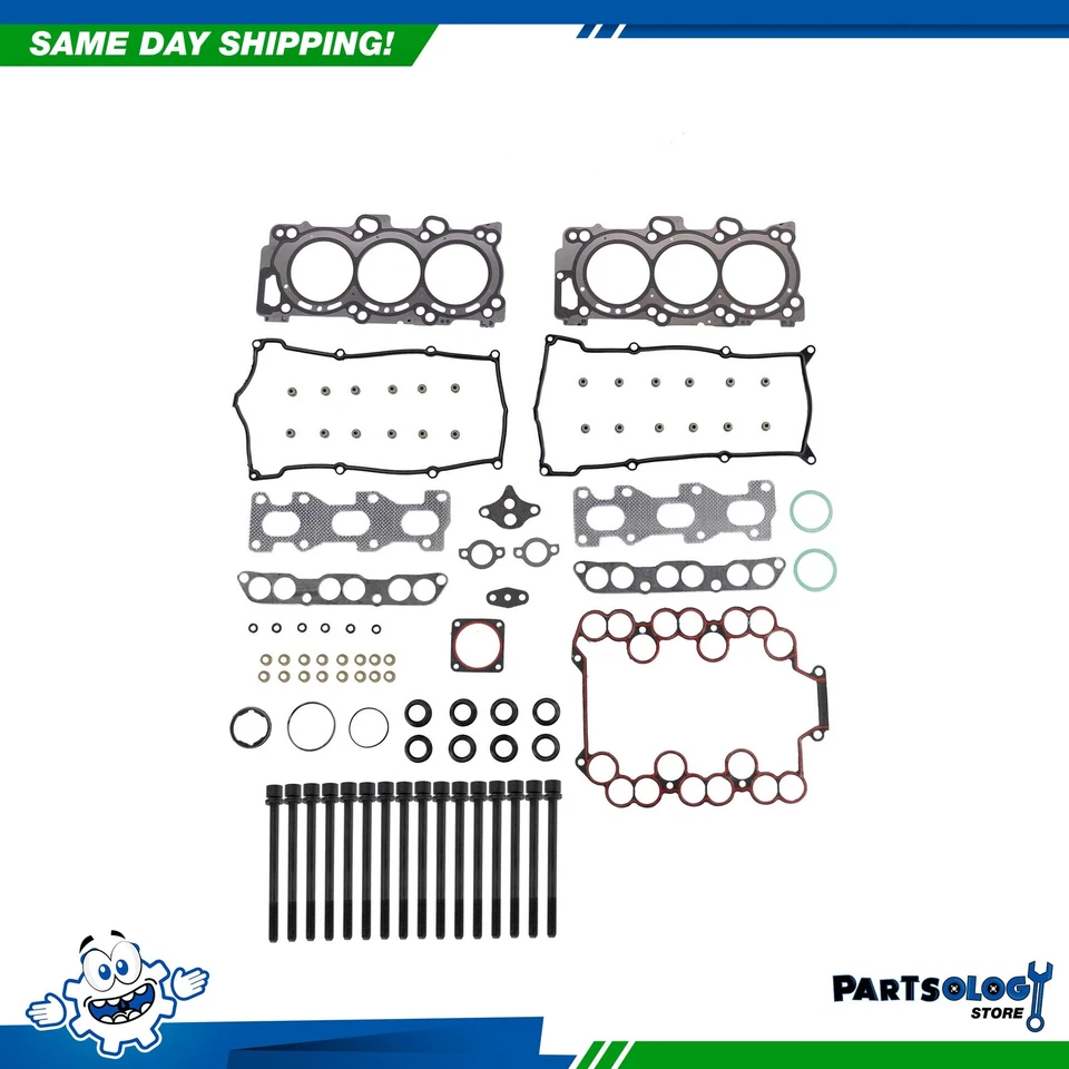 DNJ HGB354 Cylinder Head Set with Head Bolt Kit For 2004 Isuzu Axiom 3.5L DOHC - Image 1 of 3