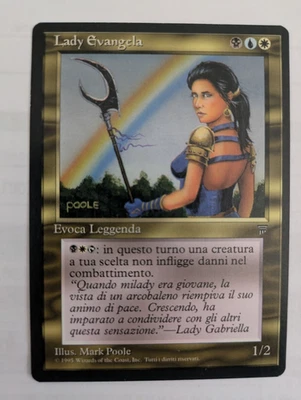 Italian Lady Evangela Legends MTG NM Free shipping with tracking - Image 1 of 2