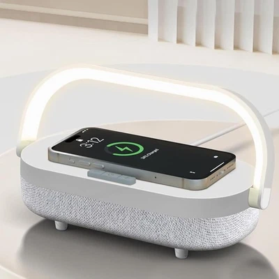 LED Bedside Lamp, Touch Lamps for Bedroom Nightstand MA, 4 in 1 Bedside Table La - Image 1 of 4