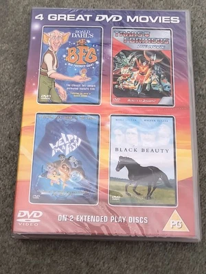 4 Great DVD Movies, New:The BFG, Transformers, Help I'm a Fish & Black Beauty  - Image 1 of 2