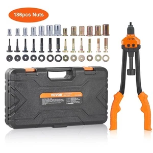 VEVOR 16" Nietmutternwerkzeug, arbeitssparendes Nietmuttern-Werkzeugset mit 13-teilig metrisch & SAE M - Bild 1 von 1
