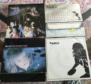 Yazoo 4 7" Singles Only You Don't Go Nobody's Diary Weak In The Presence Of Beau - Picture 1 of 12