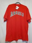 Los Angeles Angels Majestic Red Shirt Wiith Desert Camo Logo Size XL New