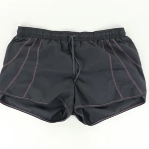 Athleta Record Time Microfiber Athletic Shorts  Gray Women's L - Picture 1 of 7