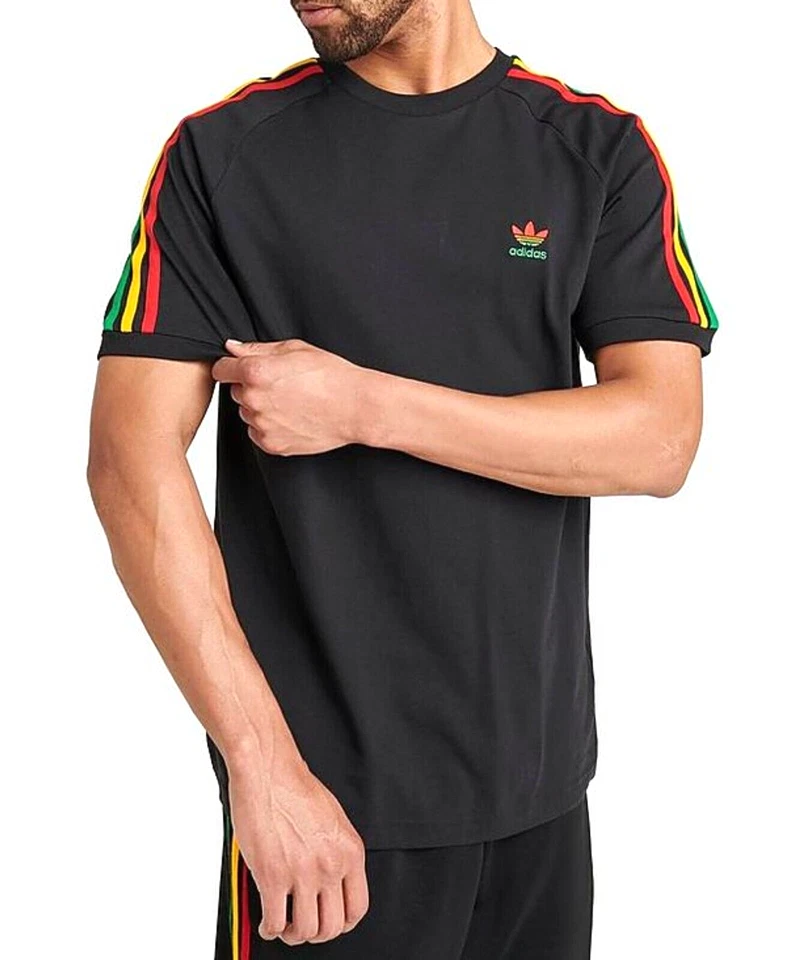 Mens adidas Originals California Trefoil Long Sleeve Shirt Size 2xl #ed5959