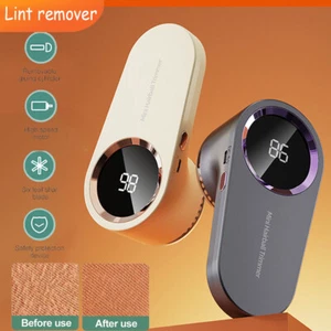 Electric Lint Remover Rechargeable Bobble Remover Fabric Shaver for Clothes NEW - Picture 1 of 18