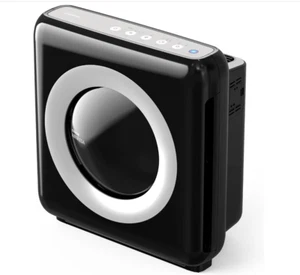 Purificador HEPA verdadero Coway Airmega AP-1512HH (negro) con monitoreo de calidad del aire - Imagen 1 de 4