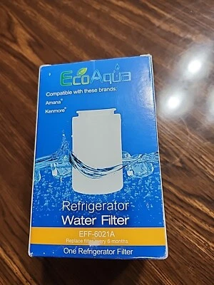 Refrigerator Water Filter EFF-6021A Eco Aqua Amana, Kenmore new sealed - Image 1 of 4