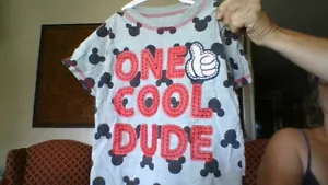Disney Mickey Mouse Roadster Racers 5T T-Shirt, short slv, 1 Cool Dude GOOD COND - Picture 1 of 6