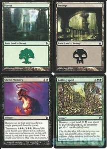MTG Magic the Gathering TCG RAVNICA Trituración de memoria rodante botín pantano bosque - Imagen 1 de 1