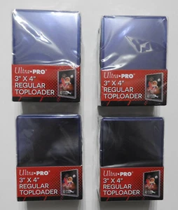 ULTRA PRO TOP LOADERS - CLEAR - 3 X 4 INCH - CLEAR BORDER (X100) - FREE UK P&P - Picture 1 of 2