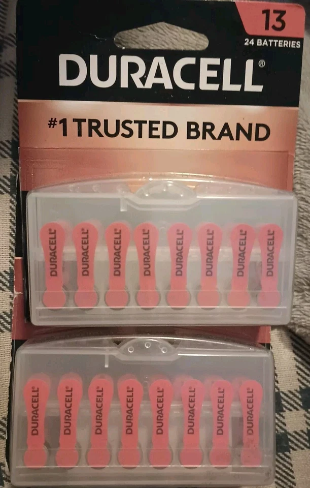 Baterías para audífonos Duracell tamaño 13 (2) 24 paquetes mejor antes: MAR 2024 Foto 1 de 1