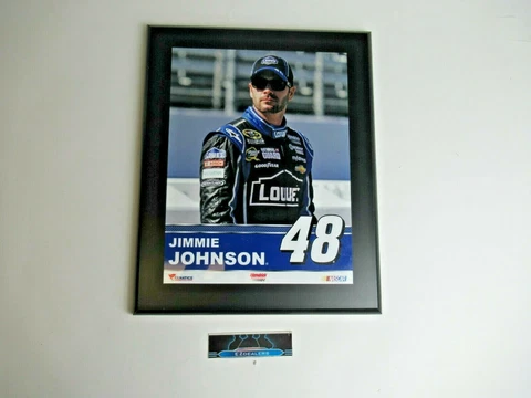 NASCAR Jimmie Johnson #48 Hendrick Motorsports Fanatics 11''x 13'' Plaque Cover
