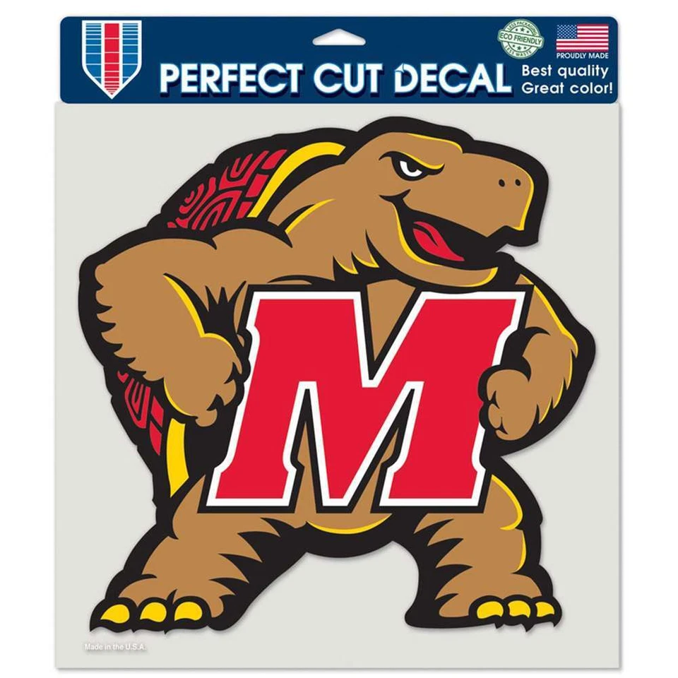 Maryland Terrapins Full Color Die Cut Decal - 8" X 8" - Image 1 of 1