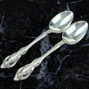 2 cucharaditas de plata de arte Oneida placa de plata comunitaria 1965 6 1/8" brillante - Imagen 1 de 3