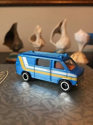 🧡💙💚💛❤️Tomica Pocket Cars #F22 1977 Chevrolet Serie G Van Chevy Azul 1:78 Foto 1 de 4