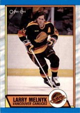 1989-90 O-PEE-CHEE LARRY MELNYK VANCOUVER CANUCKS #288