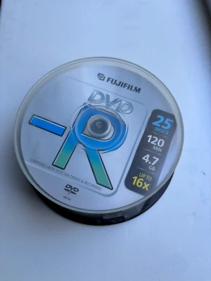 Fujifilm DVD-R,  23 Discs 4,7GB 16x 120 Min - Bild 1 von 2