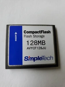 SimpleTech Digital Media 128MB CompactFlash Memory Card - Picture 1 of 1